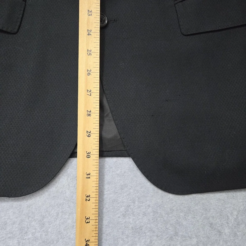 Hugo Boss Blazer Mens 36R Black Wool Blend Sport Coat Jacket Colombo Turkey Suit